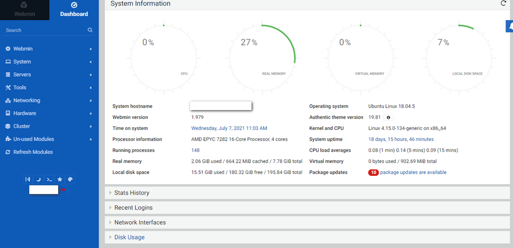 Odoo Hosting (Advanced++) 8 CPU Cores, RAM 30GB, SSD 800GB / month